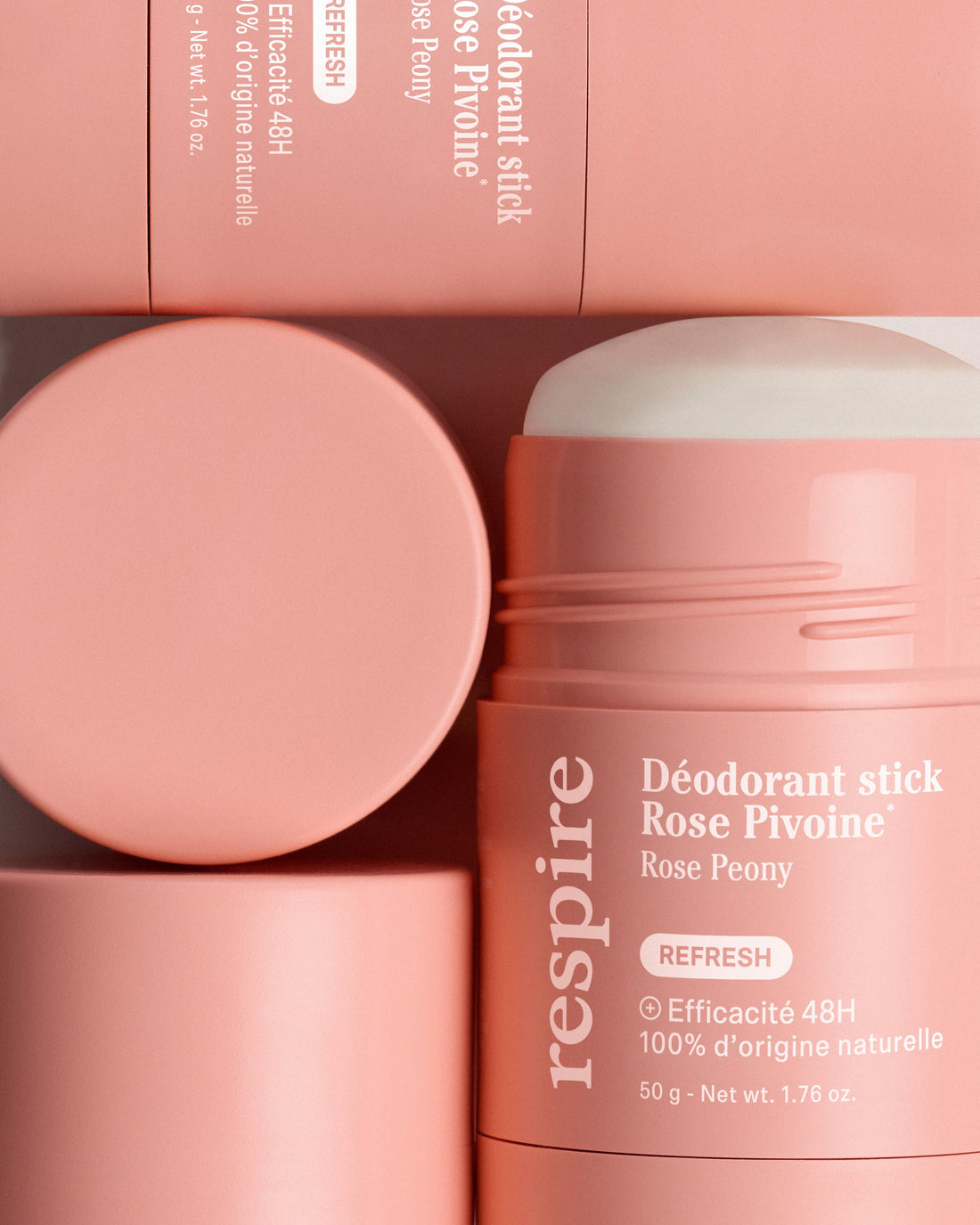 Kit Découverte Déodorant stick Rose Pivoine